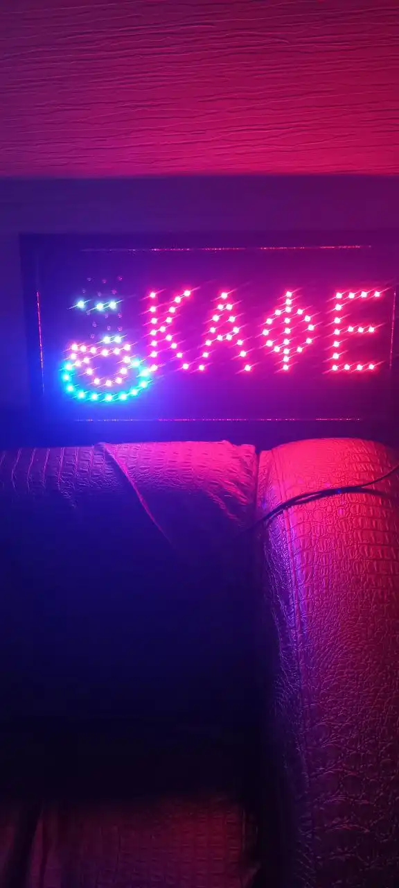 Световая вывеска 47х24,5 см, 220 Вт