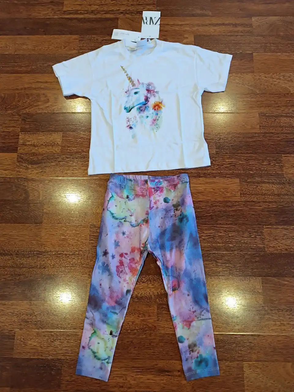 Костюм Zara с единорожкой размер 98-110 - Детская одежда (Одежда) в Подольск