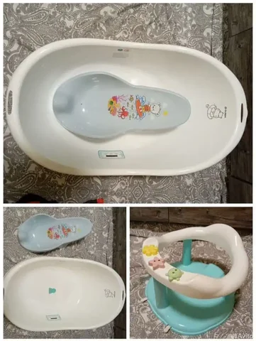 Детская ванночка с горкой и стульчиком для купания - Товары для детей в Подольск