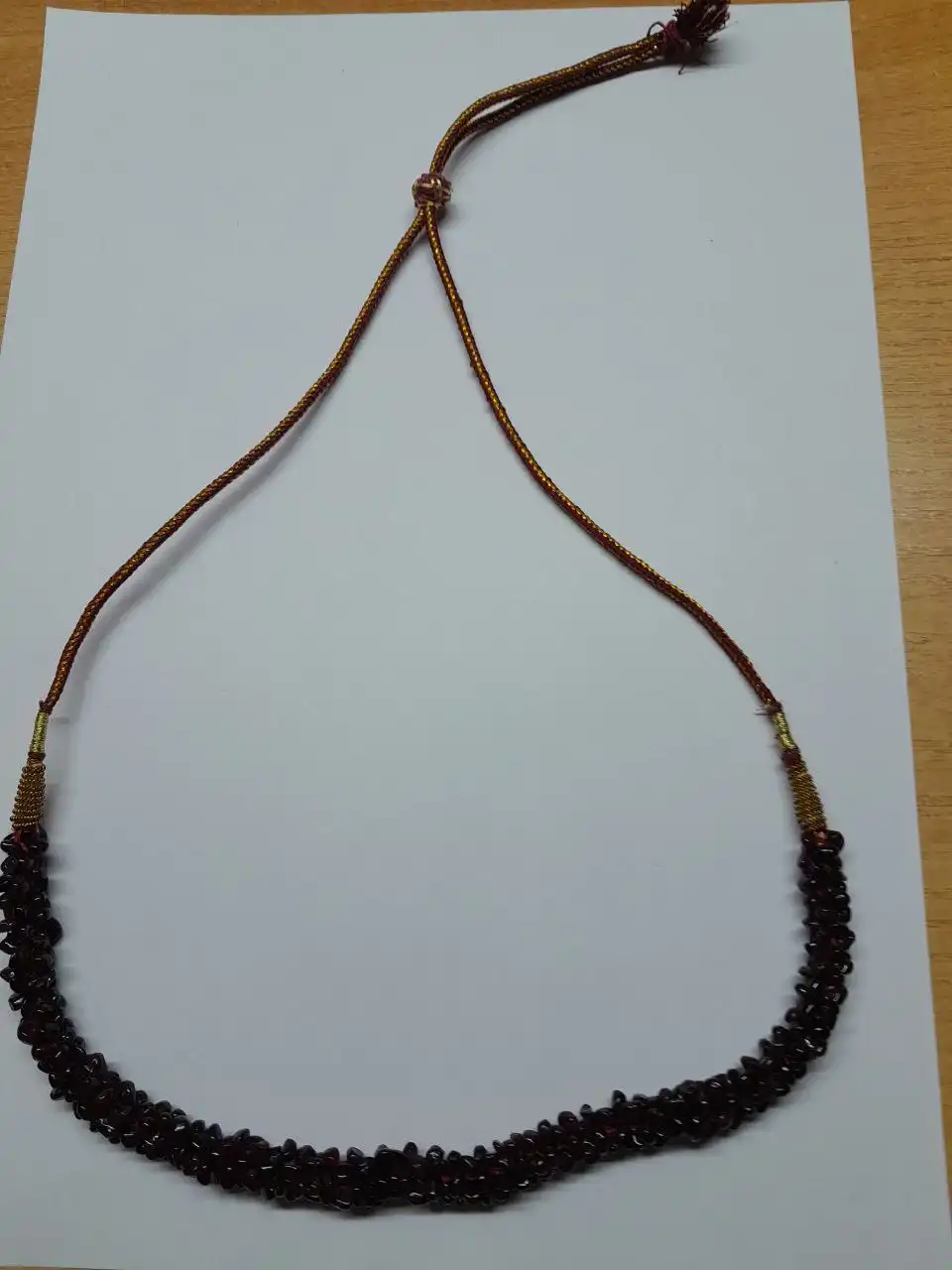 Ожерелье из натурального граната - Ювелирные изделия (Барахолка) в Подольск