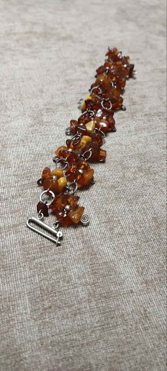 Браслет из янтаря времен СССР - Антиквариат и коллекции (Барахолка) в Подольск