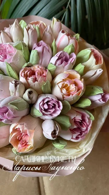 Изготовление букетов и композиций из зефира - Коммерческая в Подольск