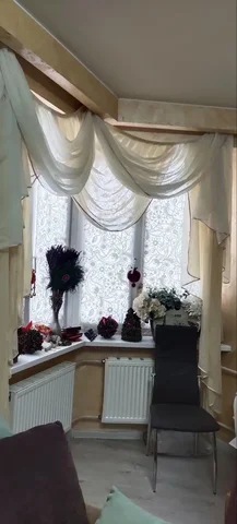 Тюль с ламбрекеном на ленточной шторе - Растения в Подольск