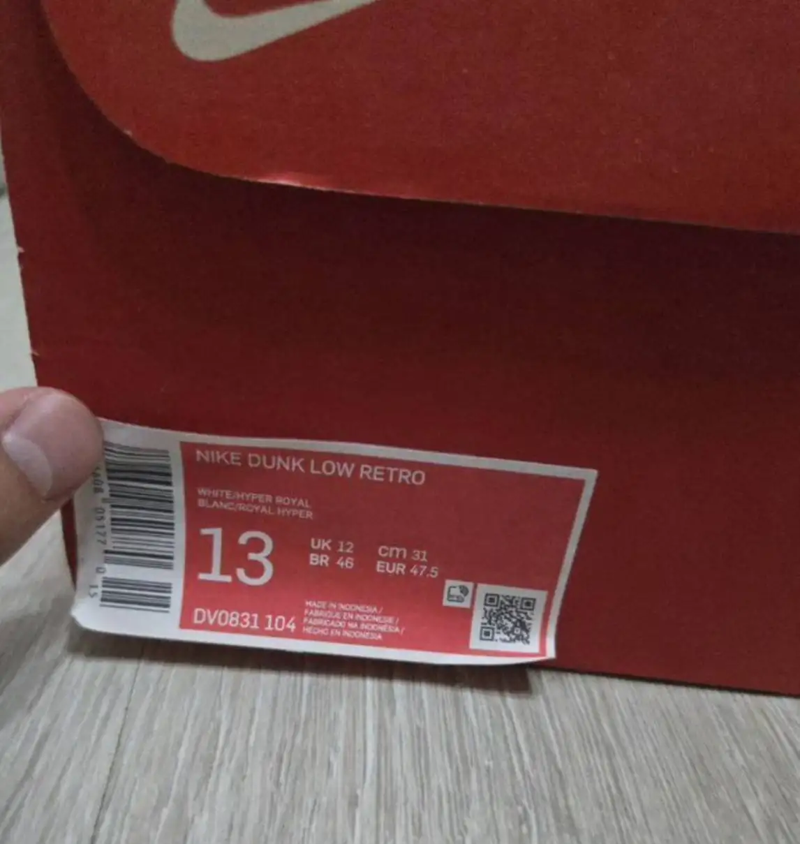 Кроссовки Nike dunk 46,5 размера - Обувь (Одежда) в Подольск