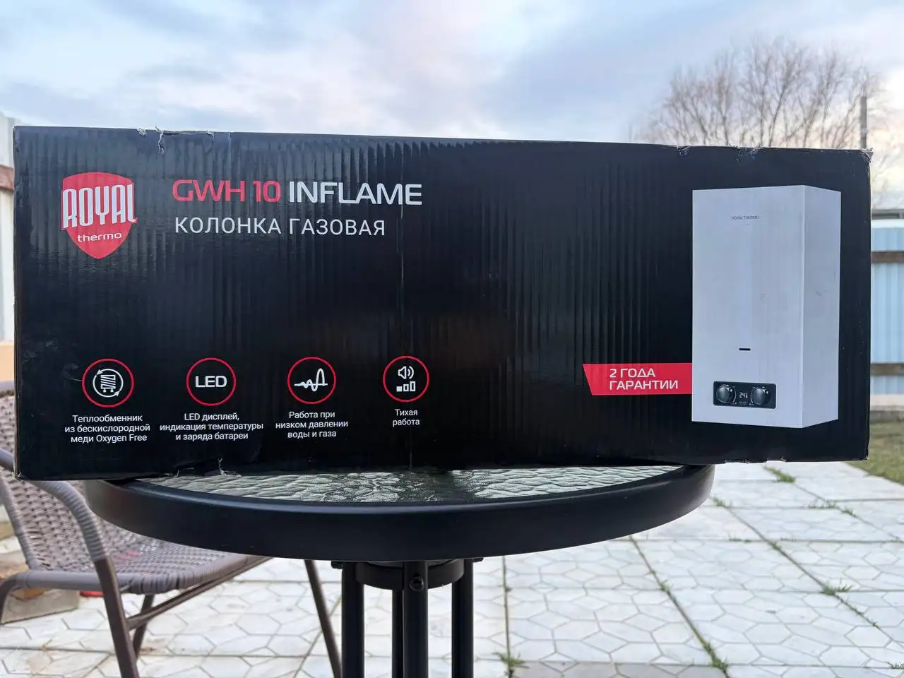 Колонка газовая Royal Thermo GWH 10 Inflame - Водонагреватели (Для дома и дачи) в Подольск