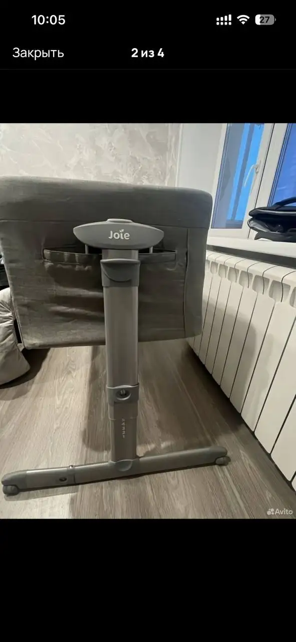 Продажа кроватки Joie Roomie Glide с регулировкой высоты и механизмом укачивания - Товары для детей в Подольск