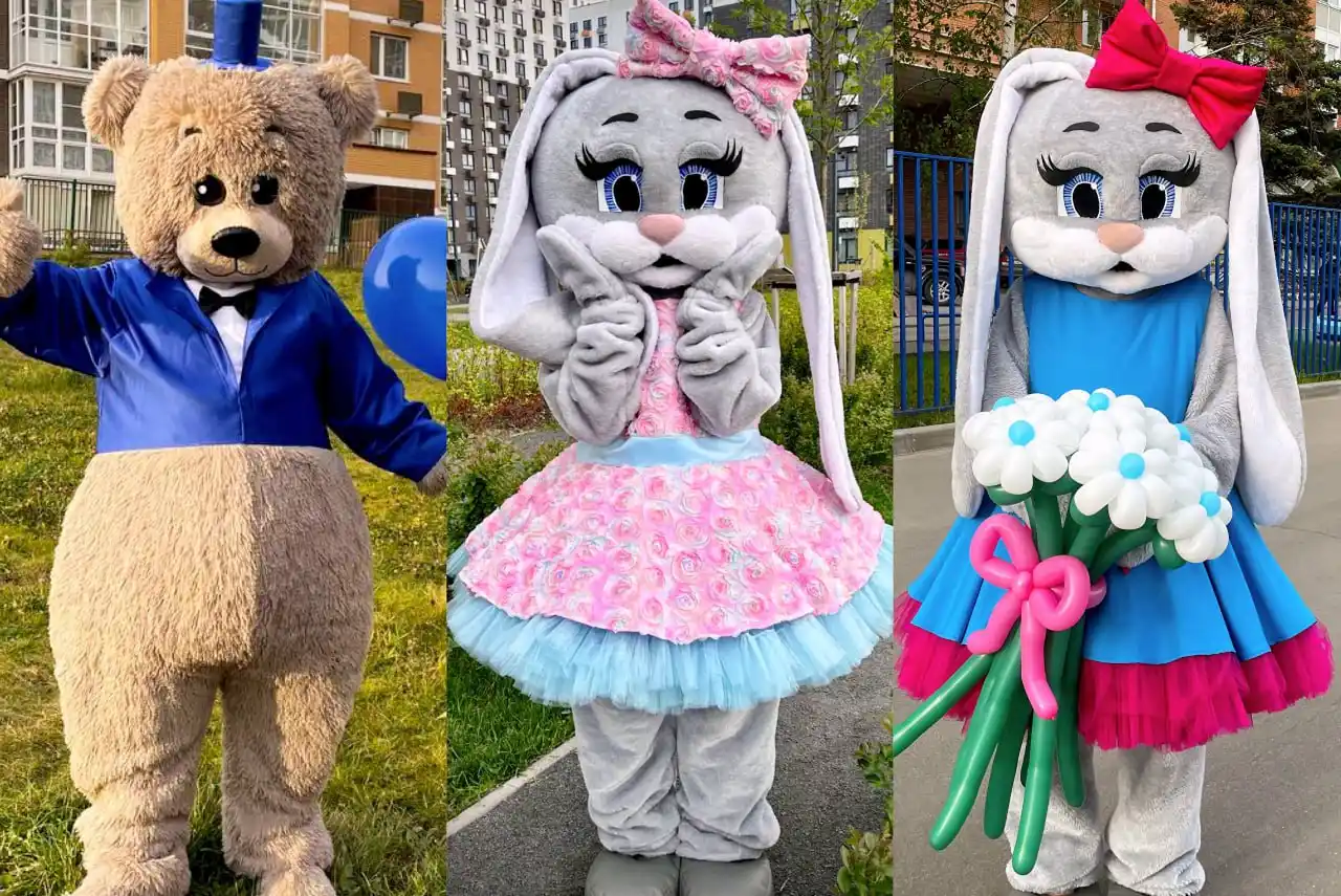 Услуги аниматоров и ростовых кукол для праздников