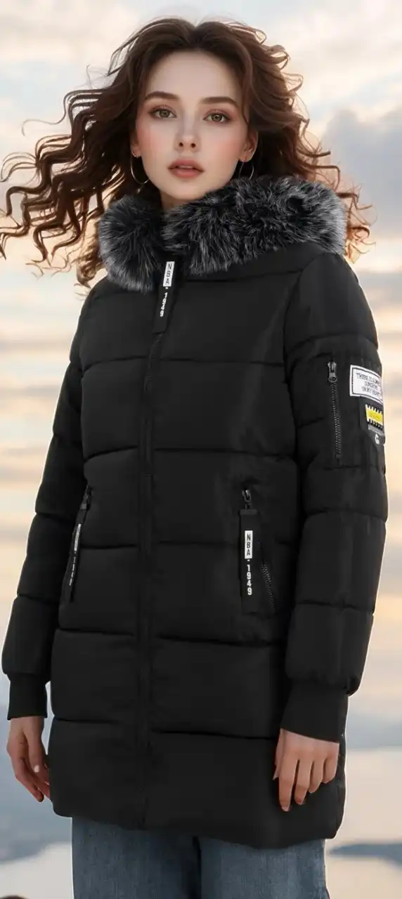 Пуховик детский черный новый с биркой