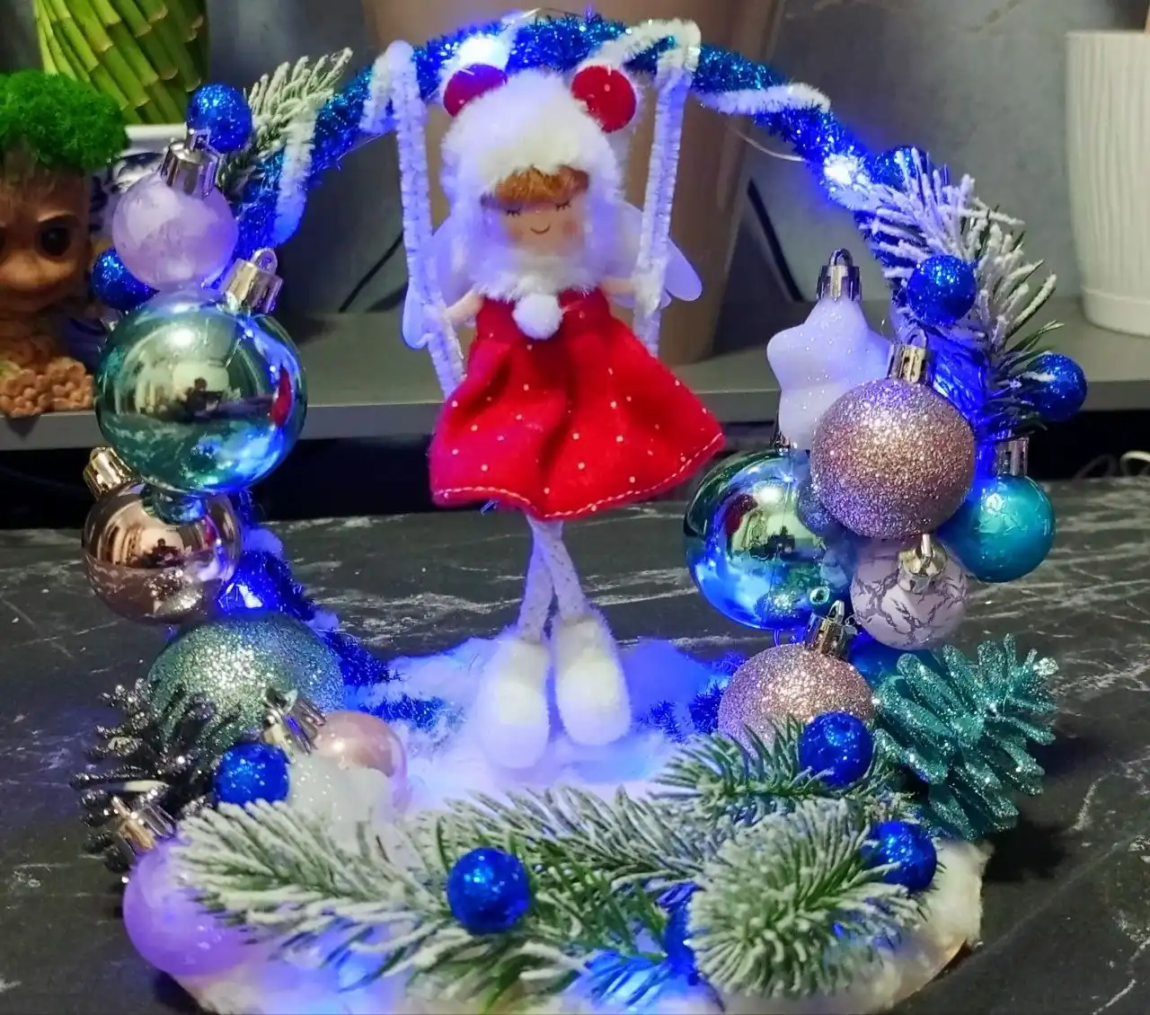 Новогодние светильнички ручной работы