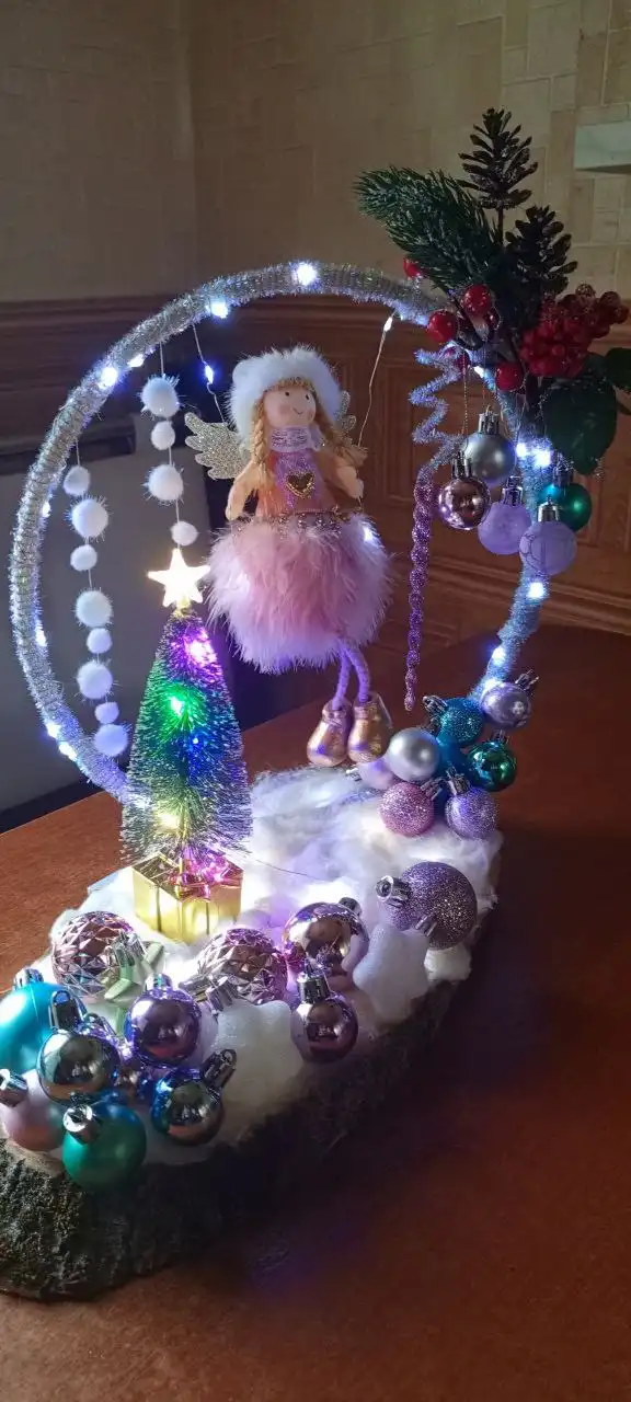 Новогодние светильнички ручной работы