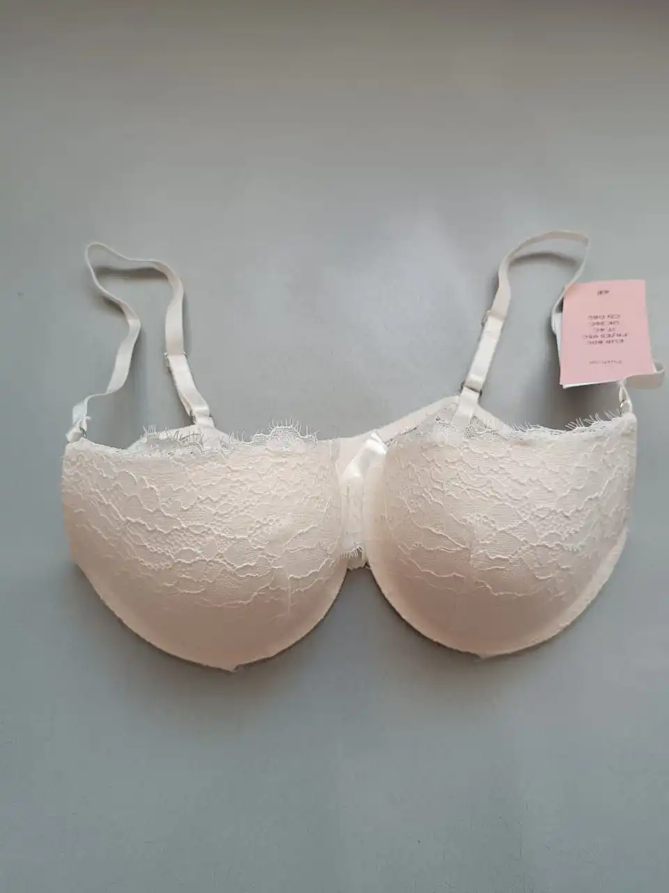 Кружевной бюстгалтер H&M с пуш-ап цвета шампань