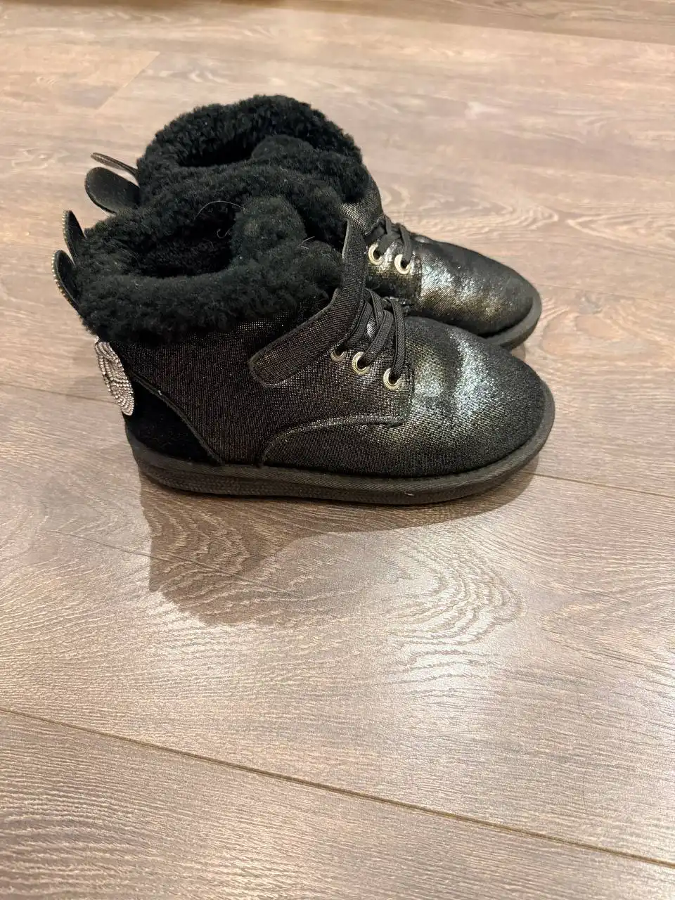 Зимние ботинки для девочки размер 33-34