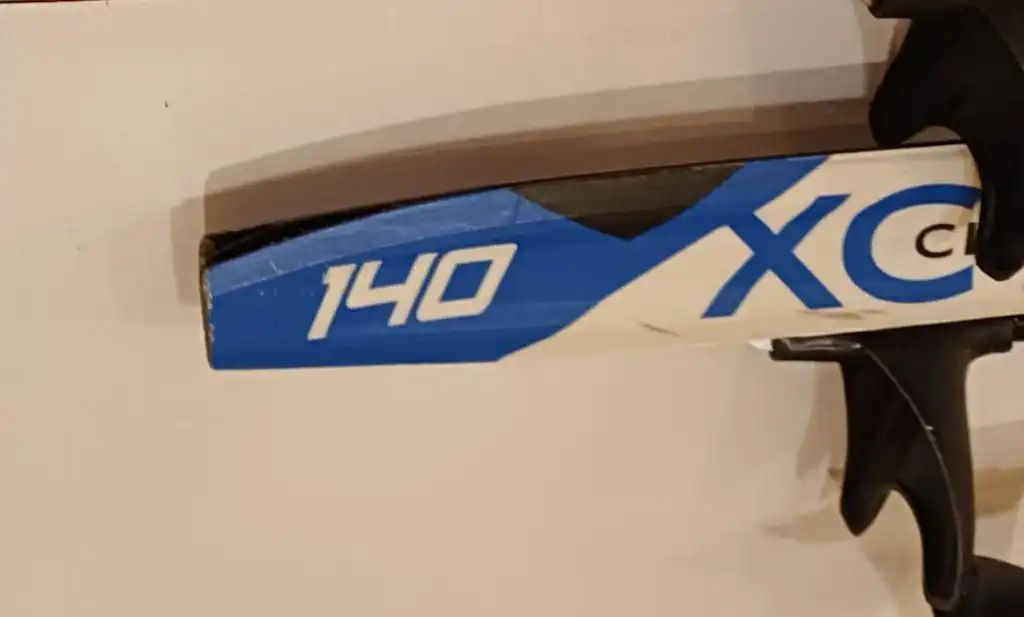 Детские лыжи с ботинками и палками