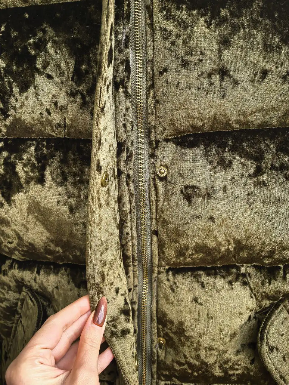 Бархатная изумрудная куртка размер S