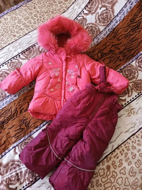 Зимний костюм для девочки Kiko размер 92 - Товары для детей в Химки