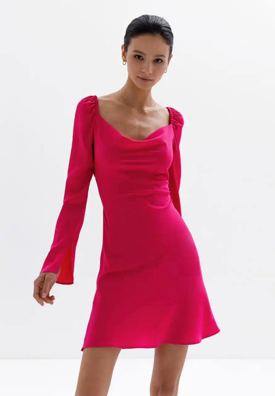 Малиновое платье Lichi размера S - Платья (Одежда) в Химки