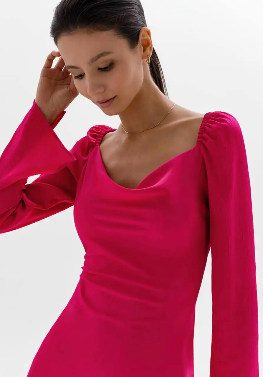 Малиновое платье Lichi размера S - Платья (Одежда) в Химки