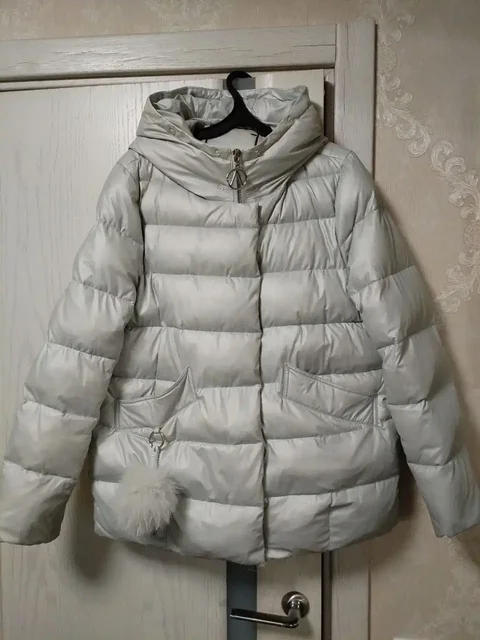 Женский зимний пуховик с меховым брелоком - частное объявление в Химки