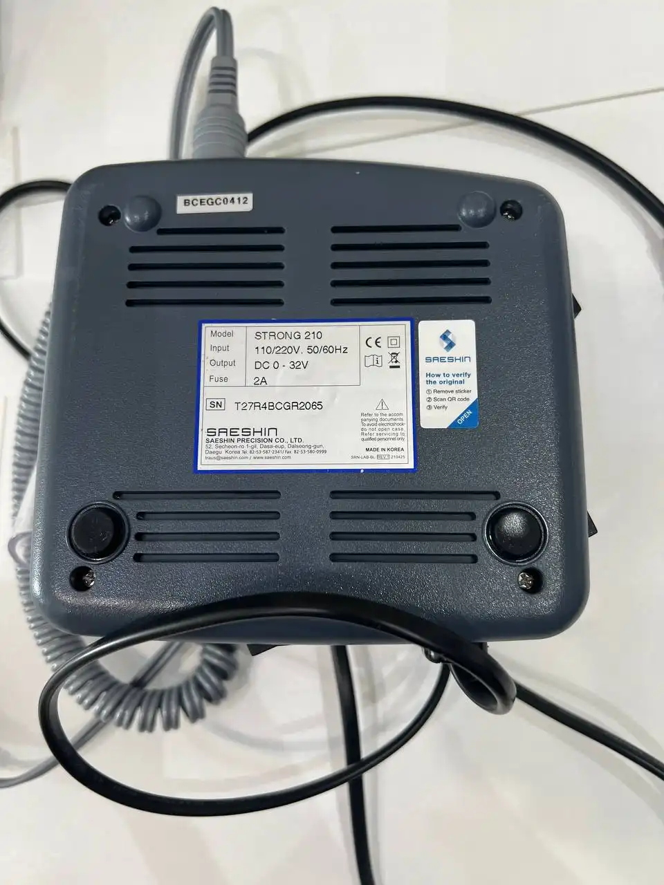 Аппарат для маникюра и педикюра Strong 210/107II - Красота и здоровье (Барахолка) в Химки