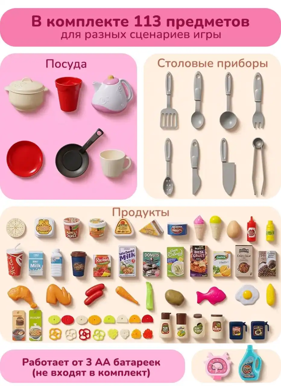 Детская кухня Playokay - Игрушки (Товары для детей) в Химки