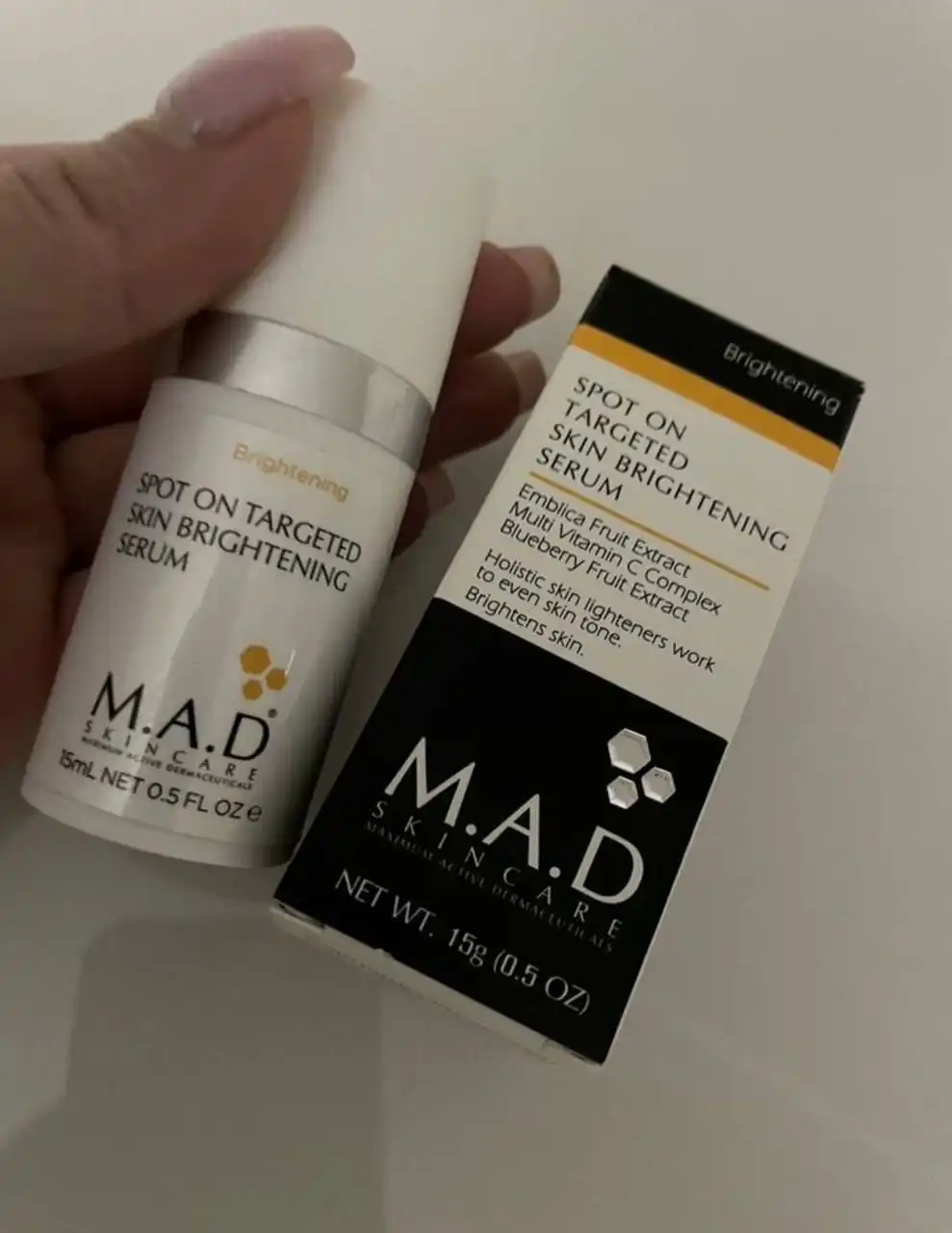 Сыворотка MADSKINCARE Spot On для осветления кожи - Косметика (Красота и здоровье) в Химки