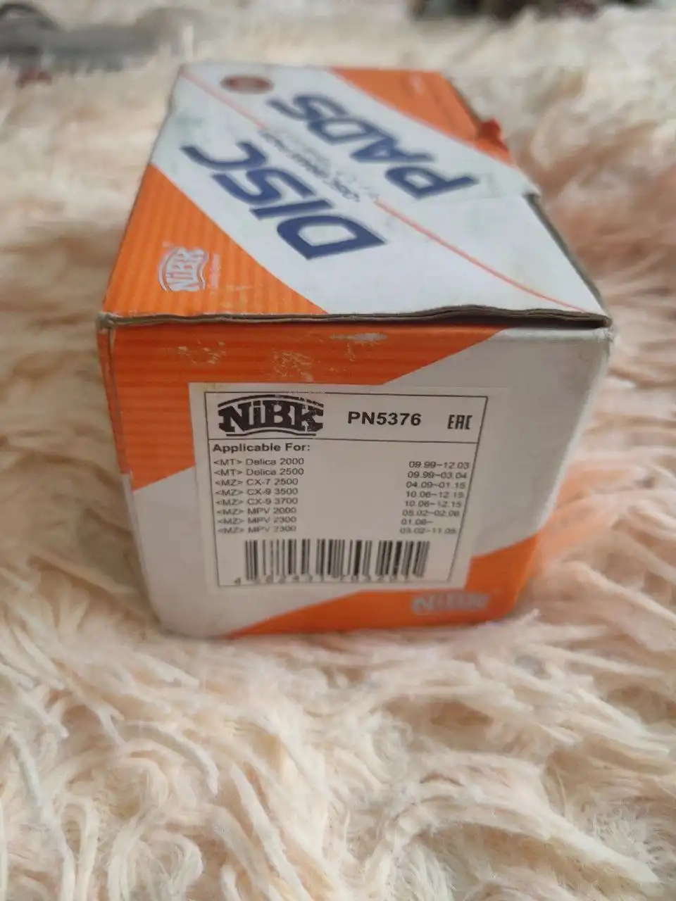 Тормозные колодки Mazda CX-7, CX-9 NIBK PN5376 - Тормозные колодки (Запчасти) в Долгопрудный