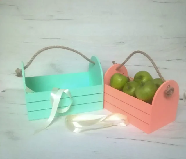 Подарочные корзины мятного и оранжевого цветов - Хобби и отдых в Химки