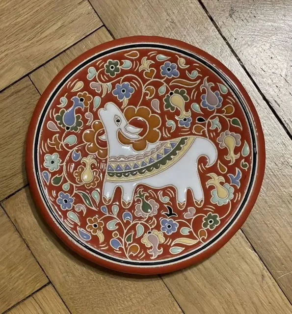 Декоративная керамическая тарелка ручной работы - частное объявление в Химки