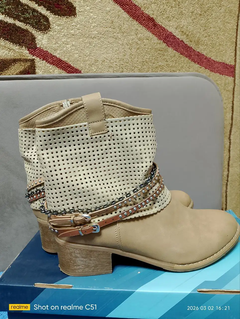 Сапожки-казачки кожа+нубук 41 размер - Обувь (Одежда) в Химки