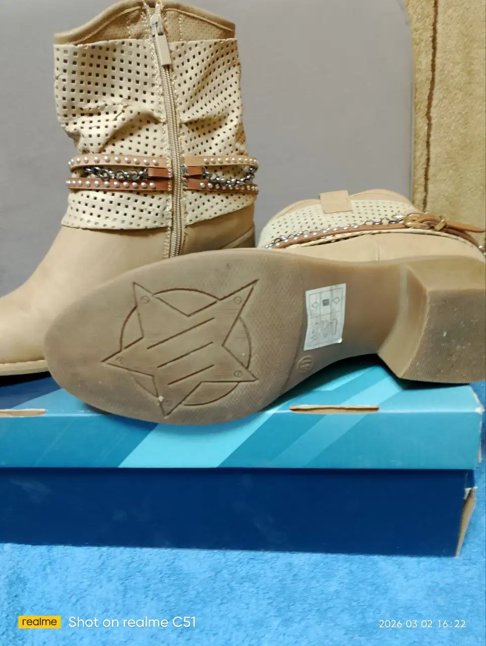 Сапожки-казачки кожа+нубук 41 размер - Обувь (Одежда) в Химки