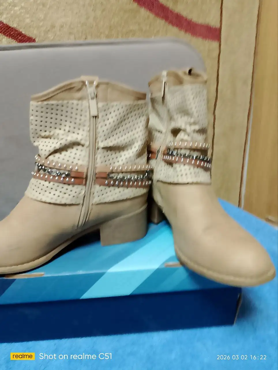 Сапожки-казачки кожа+нубук 41 размер - Обувь (Одежда) в Химки