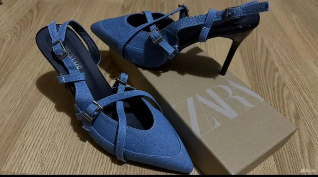 Джинсовые туфли Zara 37 размера - Обувь, Верхняя одежда в Химки