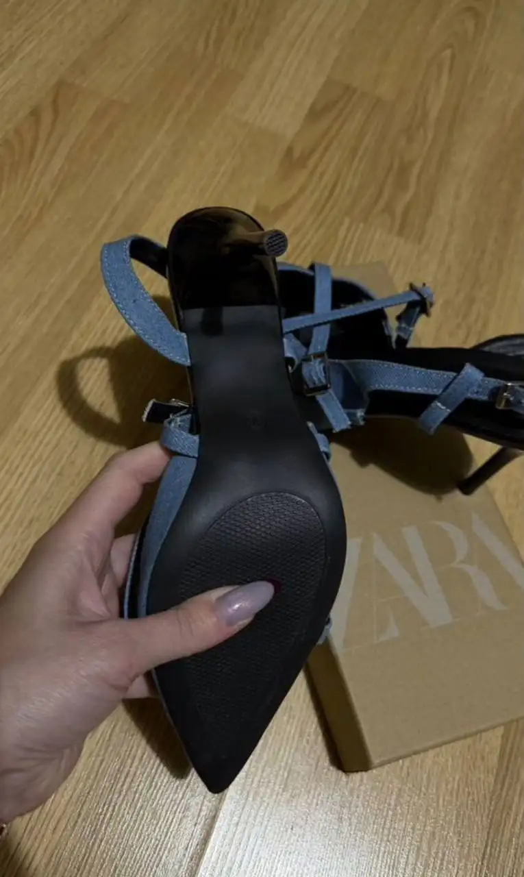 Джинсовые туфли Zara 37 размера - Обувь (Одежда) в Химки