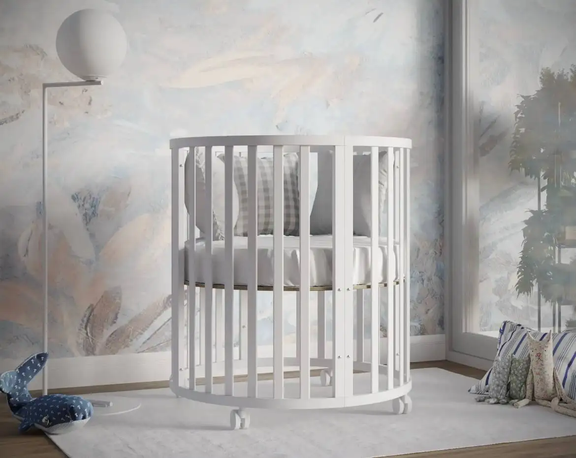 Детская кроватка трансформер 9 в 1 с матрасом - Детская мебель (Товары для детей) в Химки