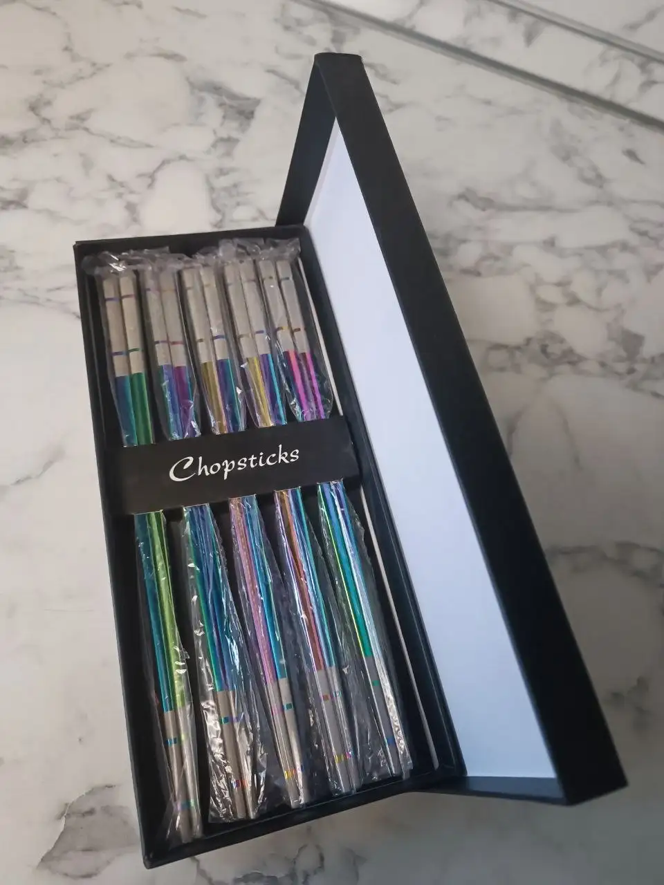 Палочки для суши из нержавеющей стали, подарочный набор - Кухонные принадлежности (Для дома и дачи) в Химки