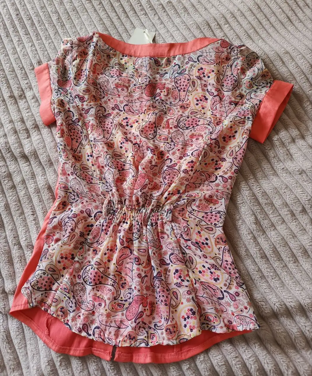 Блузка Pharrdi коралловая, размер 42/44 (S) - Одежда в Химки