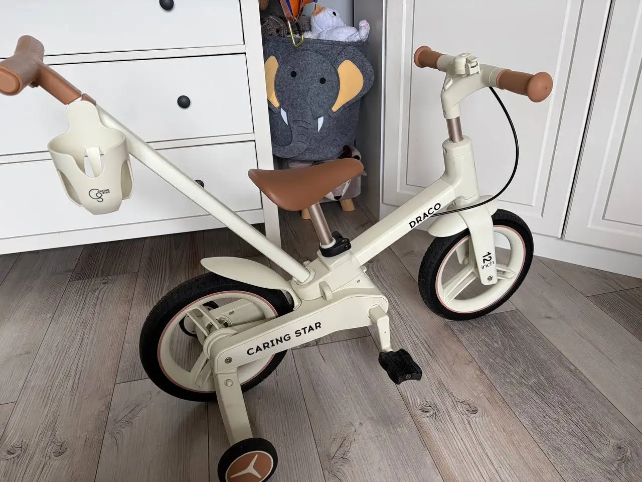 Детский велосипед Draco 12' с родительской ручкой - Велосипеды (Товары для детей) в Химки