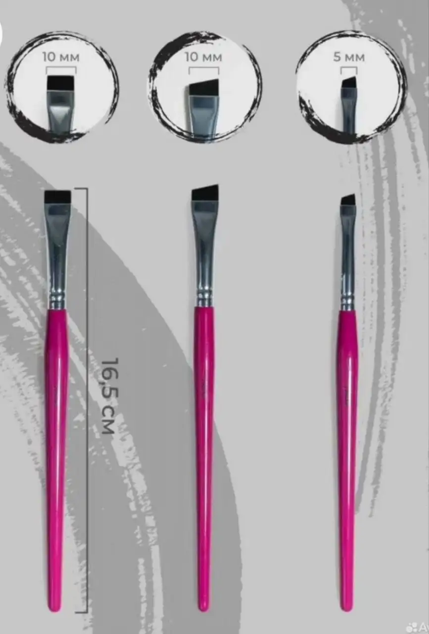 Набор для бровиста: кисти, хна, паста и линейка - Косметика и принадлежности (Красота и здоровье) в Химки