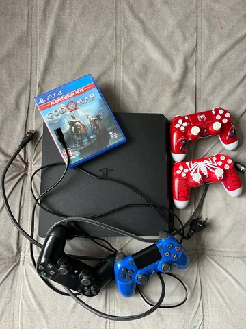 Sony PlayStation 4 Slim с дисководом и 4 геймпадами - частное объявление в Химки