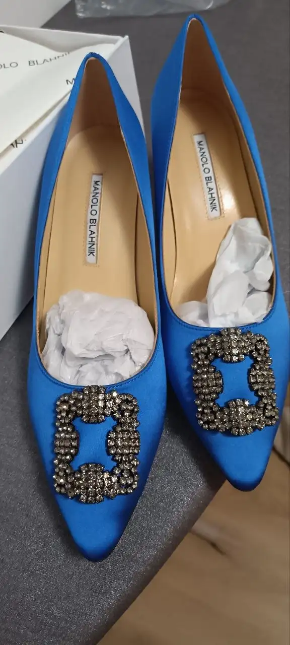 Новые туфли Manolo Blahnik, синие, размер 42 - Обувь (Одежда) в Химки