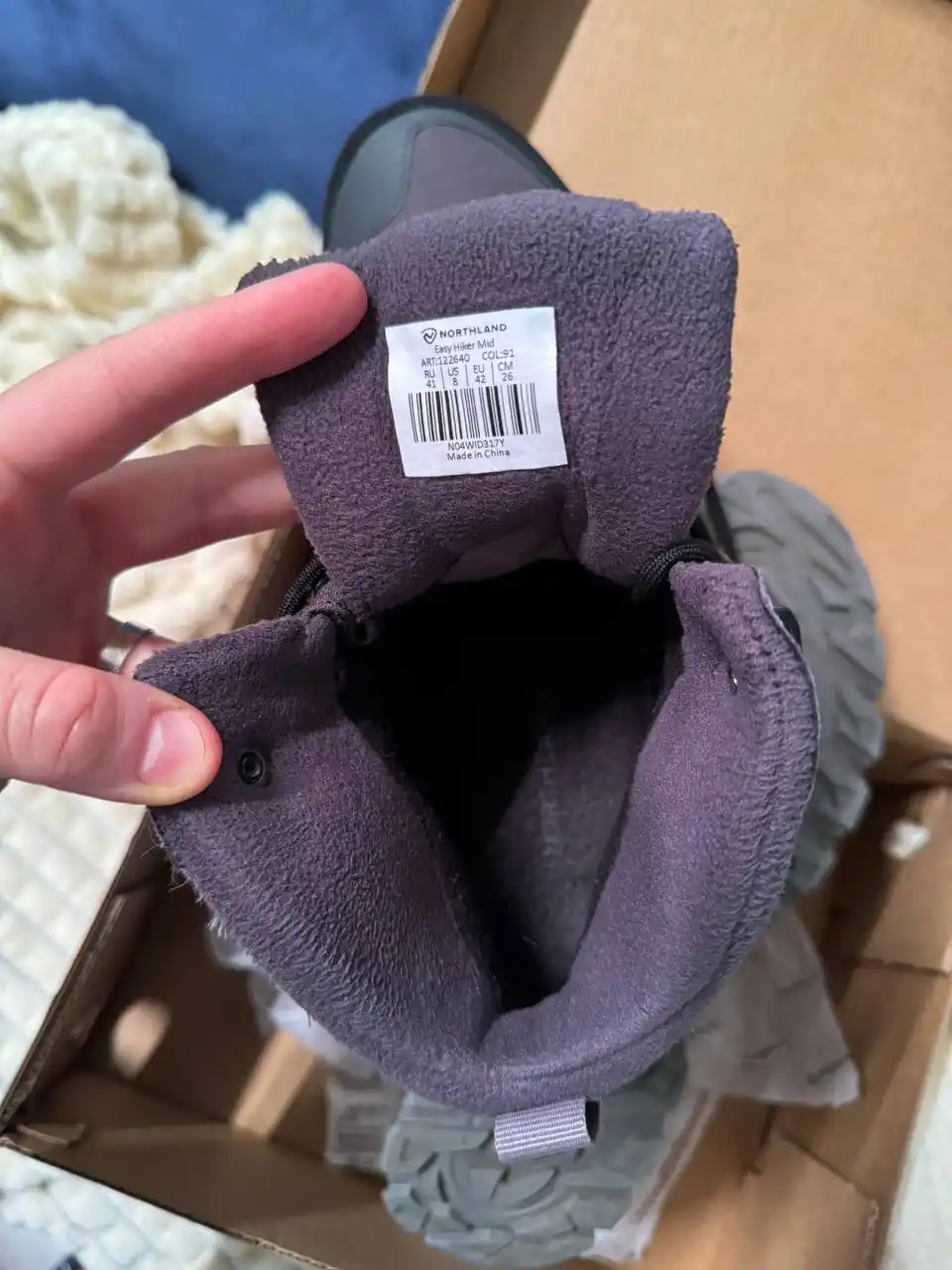 Ботинки зимние 41-й размер