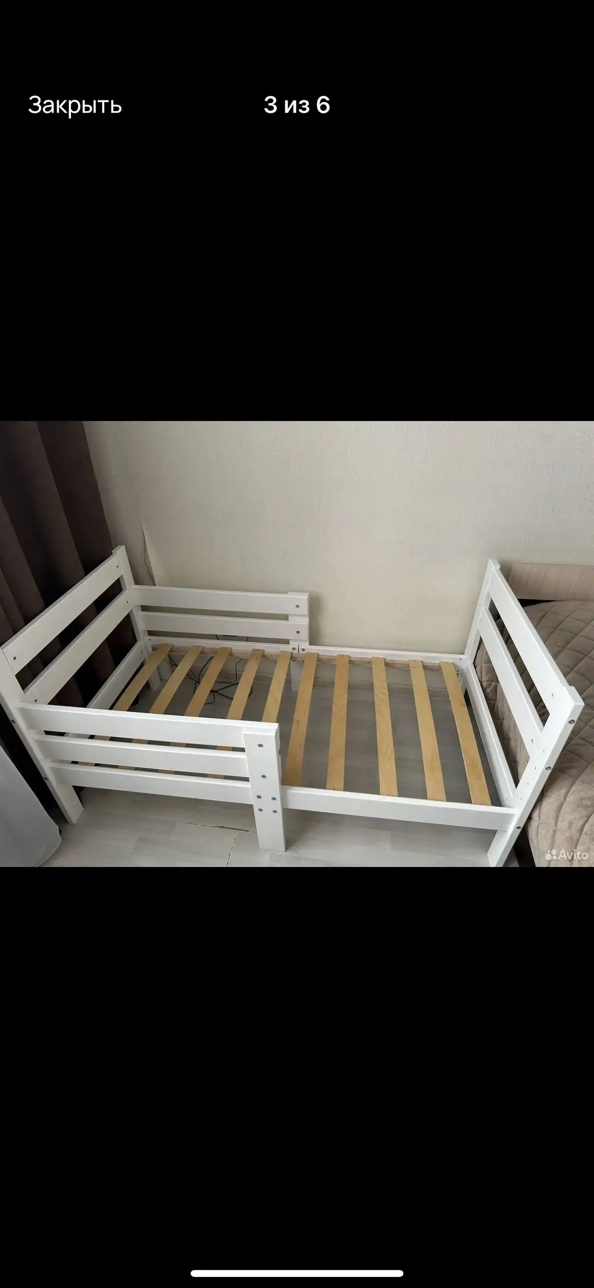 Продам детскую кровать с матрасом