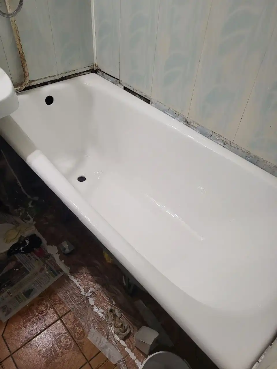 Реставрация ванн литьевым мрамором