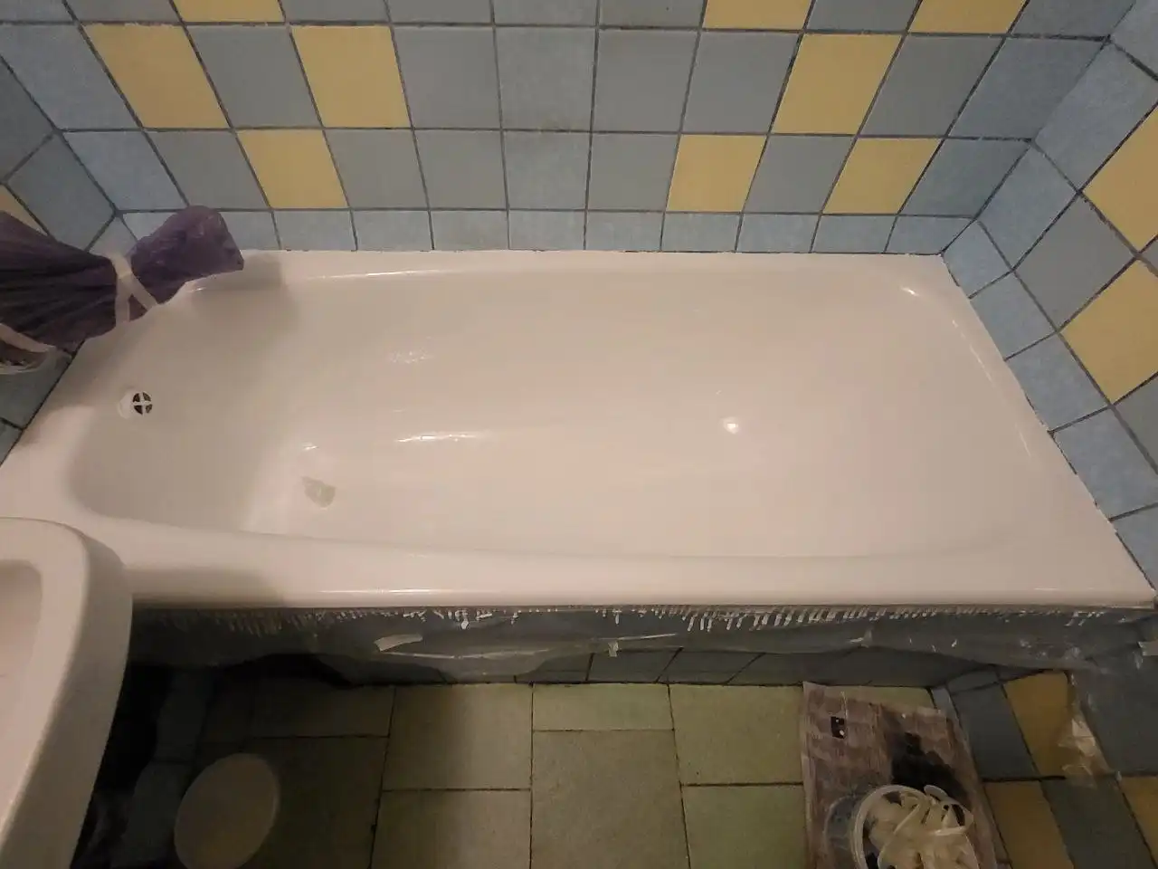 Реставрация ванн литьевым мрамором