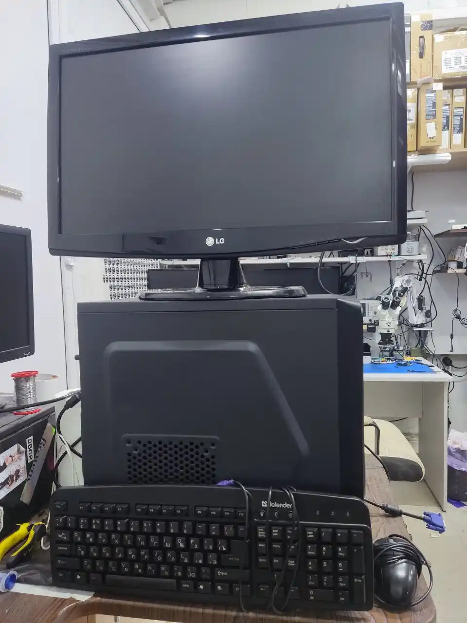 Продам офисный компьютер с монитором