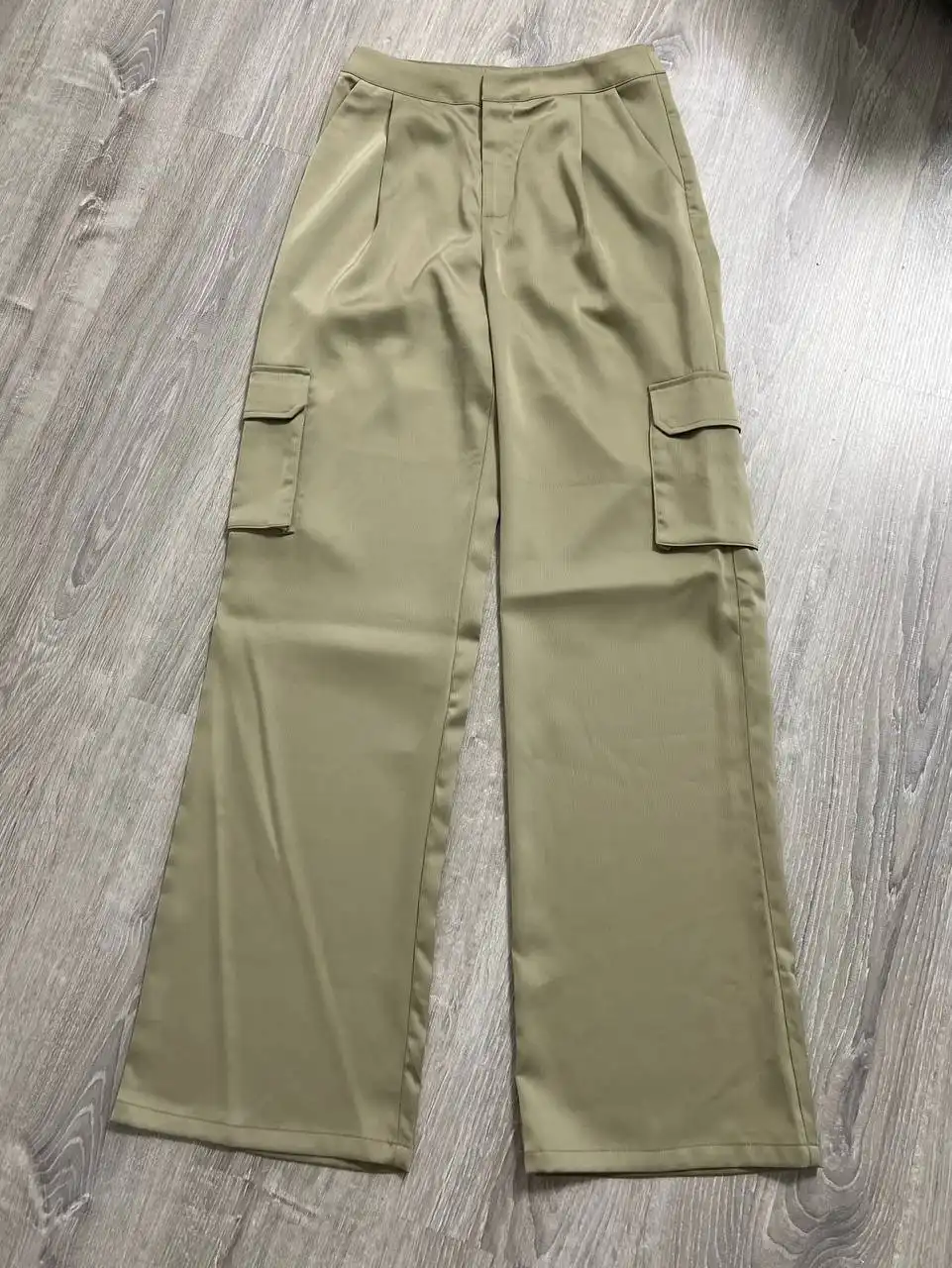 Брюки Miss Pap и балетки фисташкового цвета