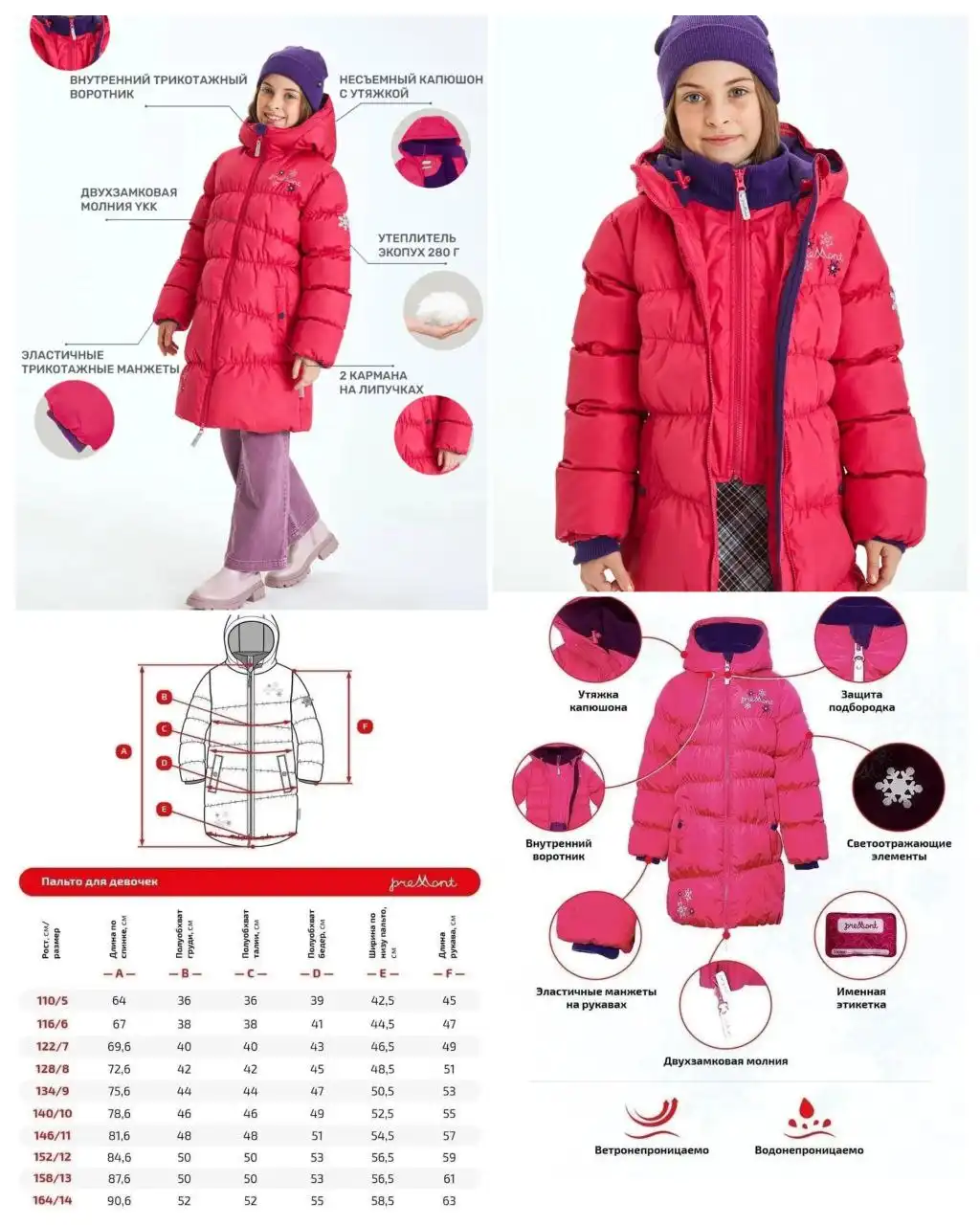 Зимний пуховик Premont р 116/6