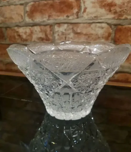 Винтажная хрустальная конфетница в виде цветка СССР - частное объявление в Нахабино