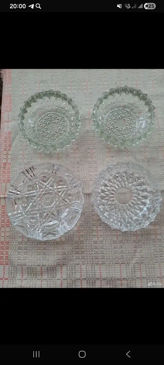 Продажа стеклянной посуды и пепельниц