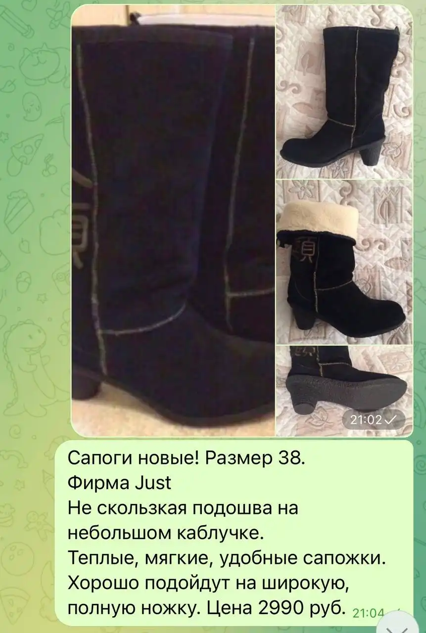 Зимние сапоги